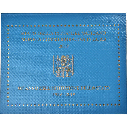 Βατικάνο, 
  
  2 ευρώ, 
  
  90 ans de la fondation de l'état du Vatican